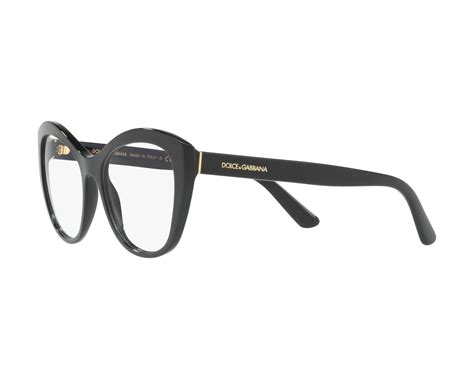 Dolce & Gabbana DG3284 Printed 501 Eyeglasses in Black 